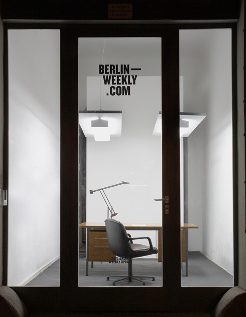 office by Clemence Seilles ‘Office’ by Clemence Seilles ‘Office’ is the modern world we know, made of artificial, and recomposed industrial materials. A standard of furniture and objects very much familiar to us, more than normal, a dismal uninspiring set . As much as it is well defined is its typology (office-space), the human activity to be accomplished stays abstract and obscure to us. Office is a prologue to the next week installation, Post-office, an inspired proposition of an active environment, build from the scraps of the Modern world.